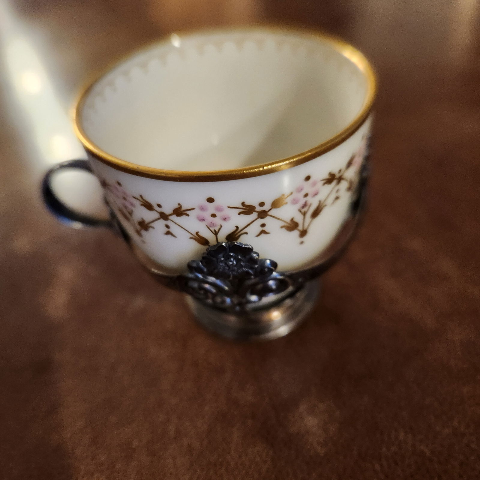 1900s Lenox for Tiffany & Co Sterling Silver Demitasse Cup - 7