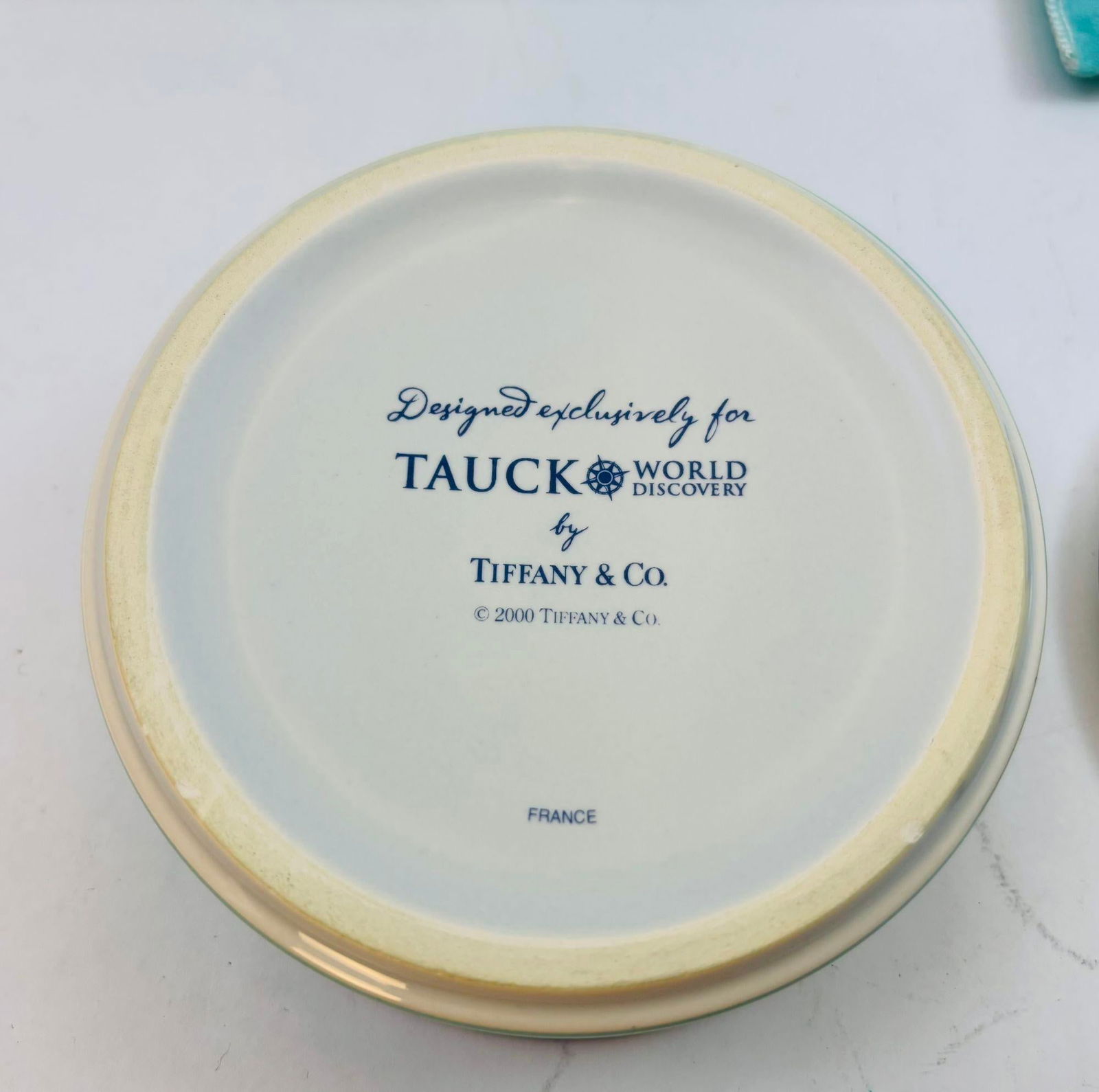 Tiffany & Co. For Tauck World France Porcelain Lidded Trinket Box - 10