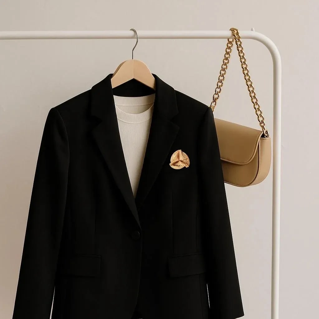 Vintage Tiffany & Co. 14k Yellow Gold Ribbon Brooch 1.5 Inches Diameter - 2