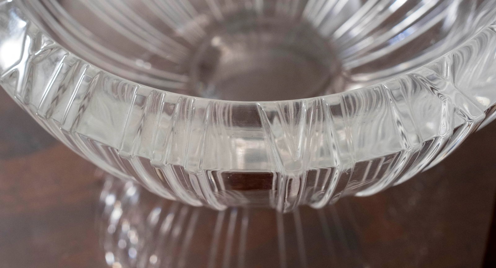 1960s Tiffany & Co Modern Style Cut Crystal Bowl - 10