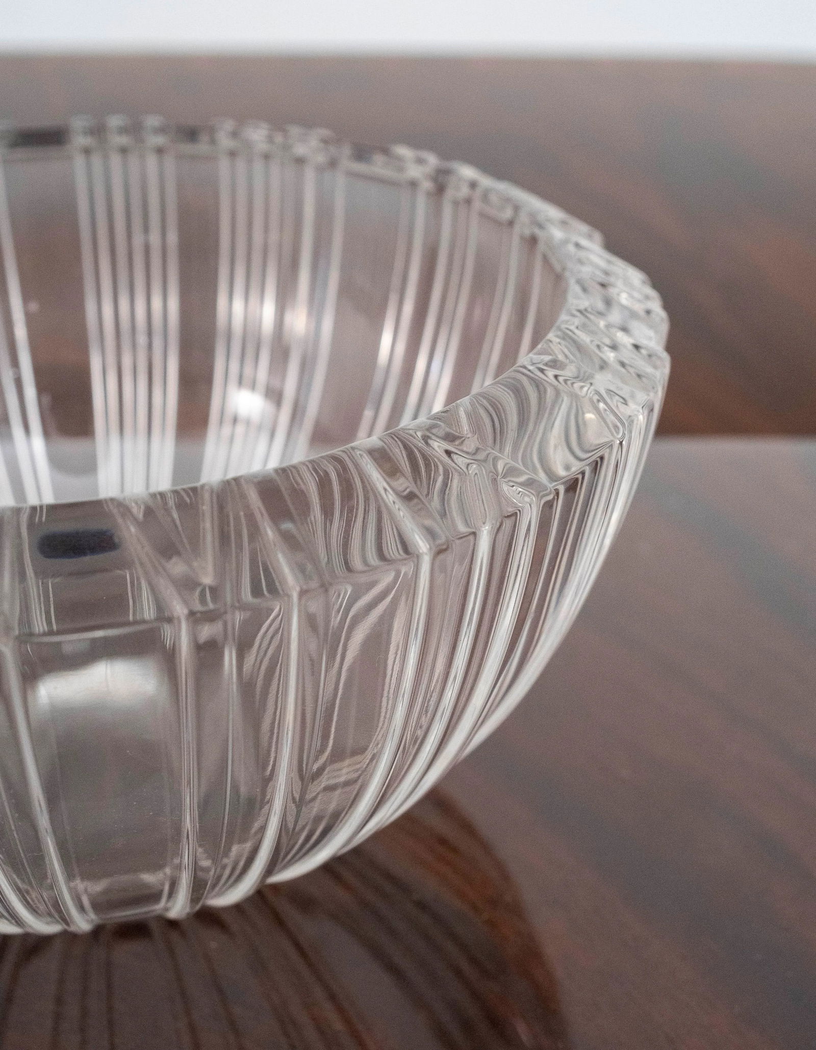 1960s Tiffany & Co Modern Style Cut Crystal Bowl - 11