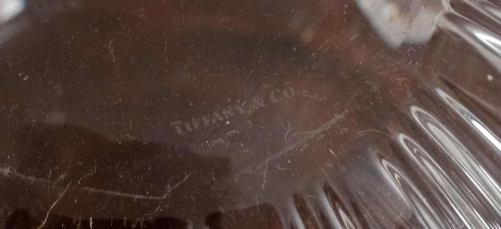 1960s Tiffany & Co Modern Style Cut Crystal Bowl - 3