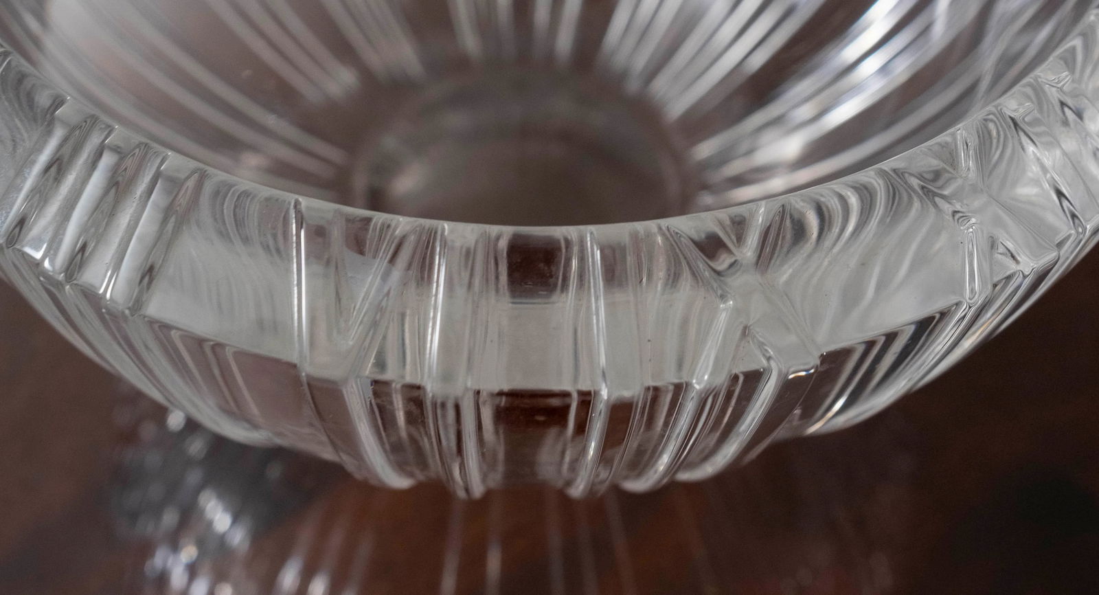 1960s Tiffany & Co Modern Style Cut Crystal Bowl - 5