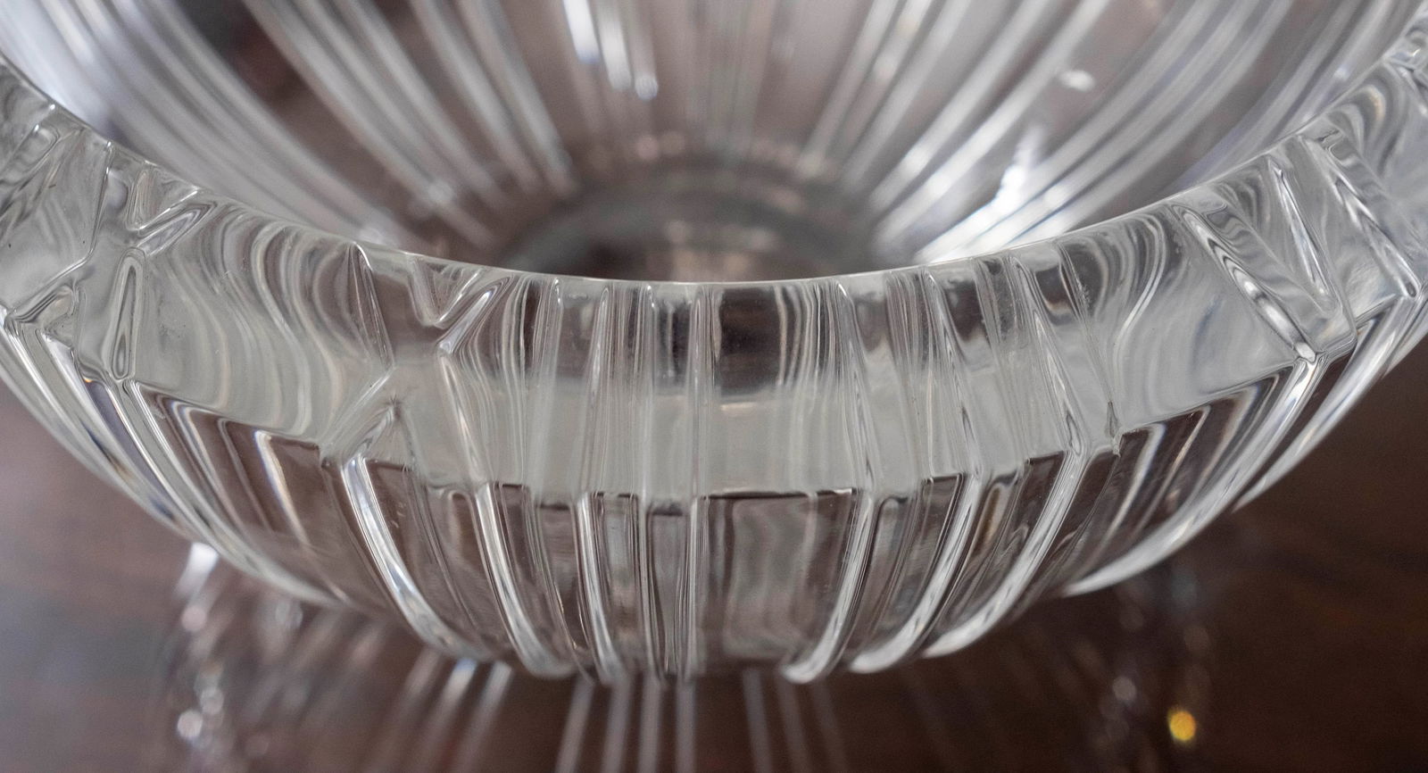 1960s Tiffany & Co Modern Style Cut Crystal Bowl - 7