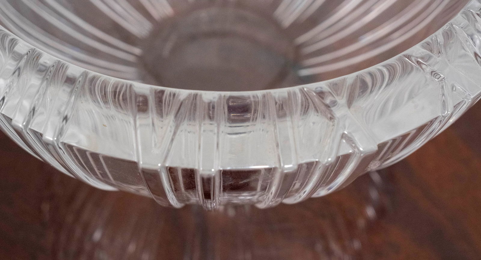 1960s Tiffany & Co Modern Style Cut Crystal Bowl - 8