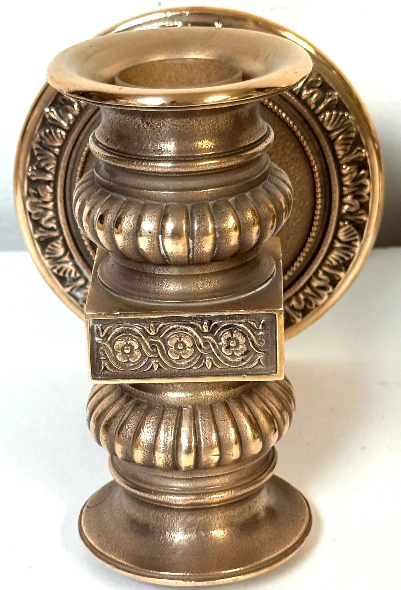 Pair of Tiffany Studios Style Two-Light Bronze Theatre Sconces, Circa 1900 - 8