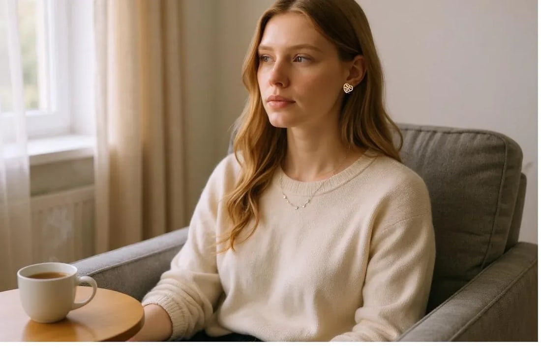 Vintage Tiffany and Co. 18k Yellow Gold Heart and Botanical Earrings, A Pair - 9