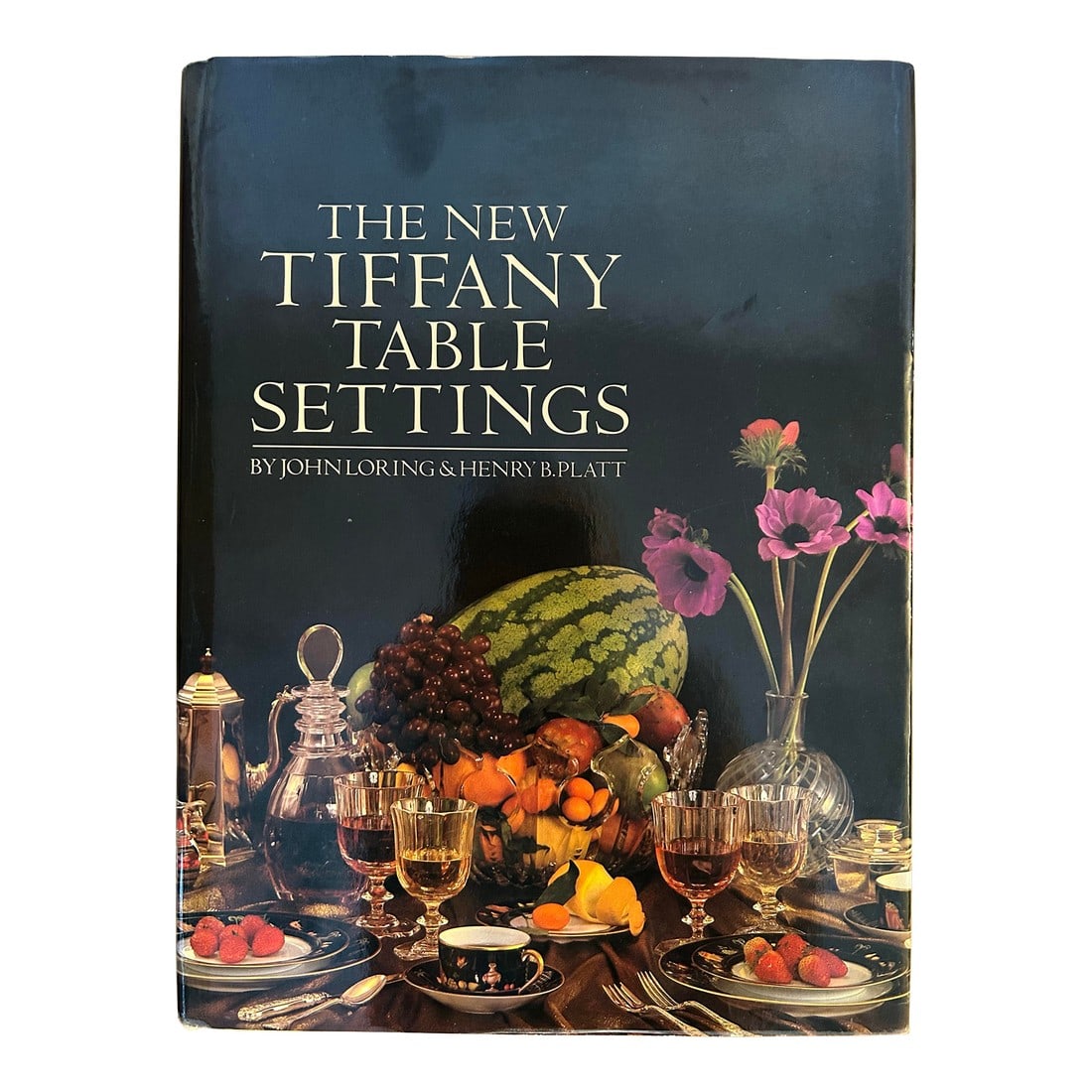 1981 "The New Tiffany Table Settings" Hardcover Book by Loring and Platt: This is the sort of coffee table book that makes one dream. A vintage book, it features pages of stunning photographs of table settings from the rich and famous.. all using Tiffany pieces. Imagine