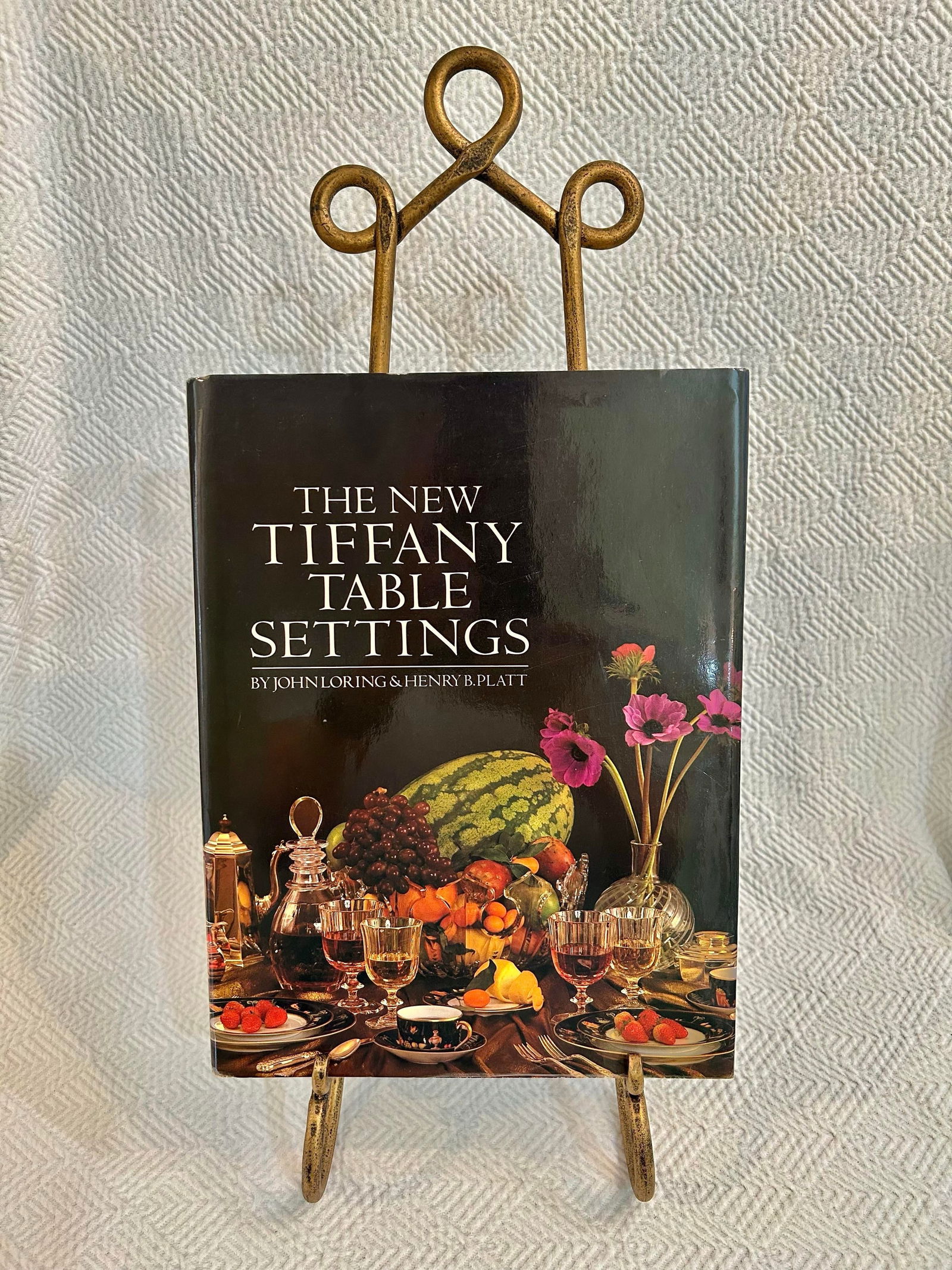 1981 "The New Tiffany Table Settings" Hardcover Book by Loring and Platt - 3