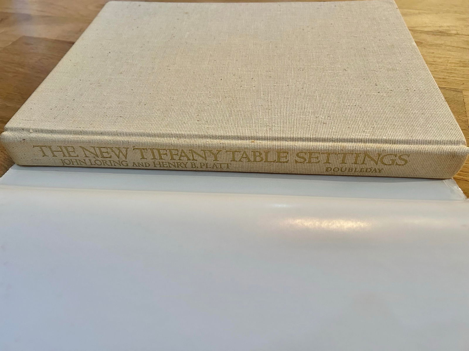 1981 "The New Tiffany Table Settings" Hardcover Book by Loring and Platt - 9