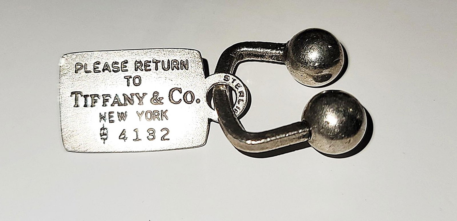 1970s Tiffany & Co. Sterling Silver Key Holder Fob - 2