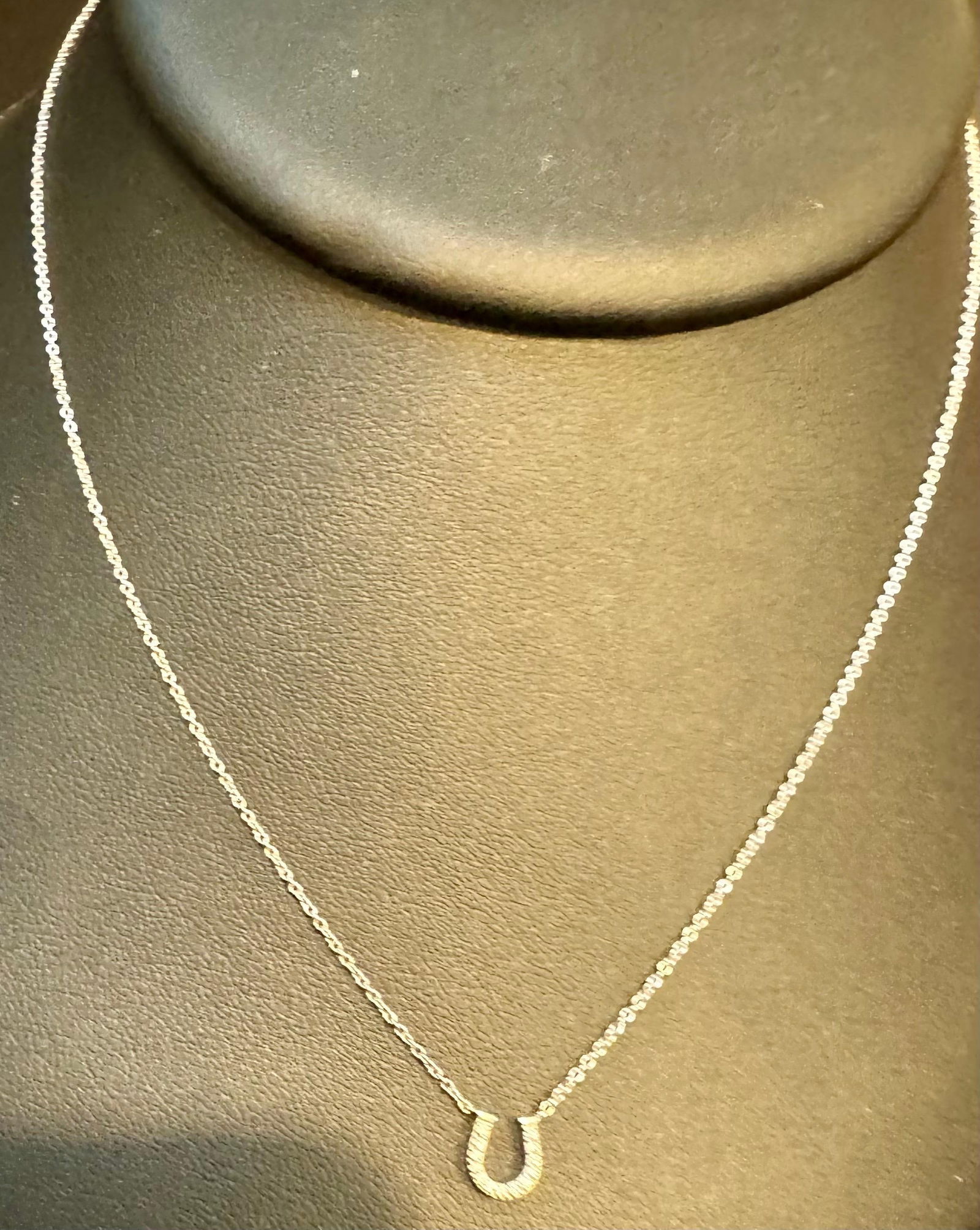 Tiffany & Co. Horseshoe 18P Diamond Necklace 16" 18 Karat White Gold Authentic - 5