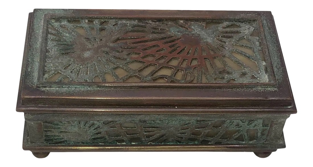 Tiffany Studios Stamp Box (1 of 8)
