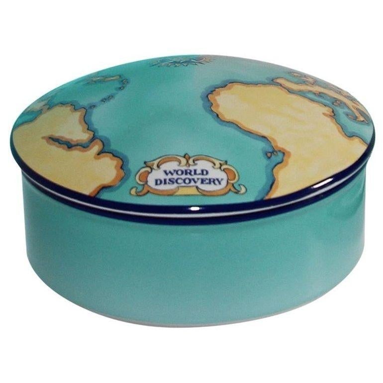 Tiffany & Co. Porcelain Lidded Box Designed for Tauck World France - 2