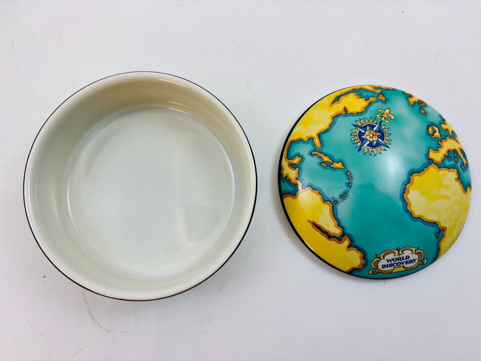 Tiffany & Co. Porcelain Lidded Box Designed for Tauck World France - 5