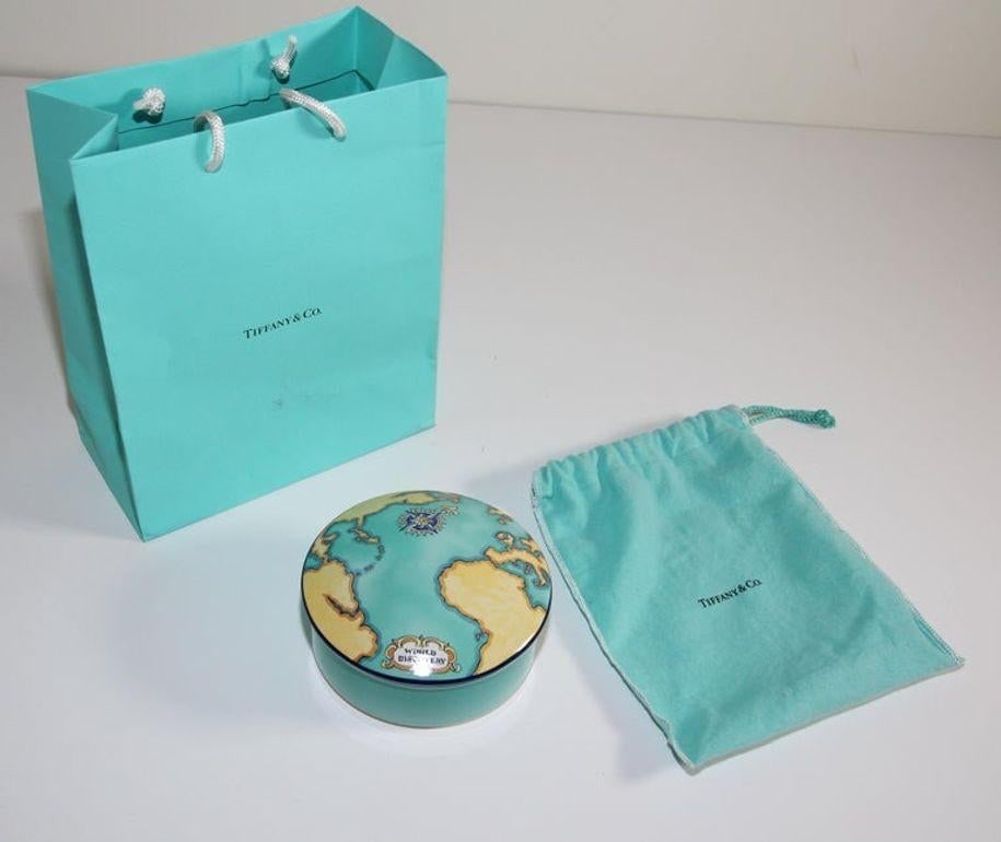 Tiffany & Co. Porcelain Lidded Box Designed for Tauck World France - 8