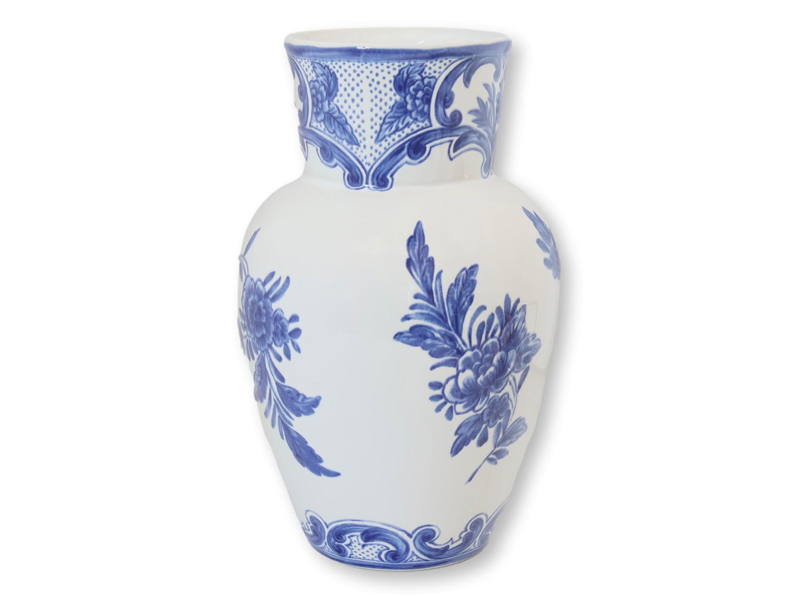 Tiffany & Co. Blue & White Delft Vase - 3