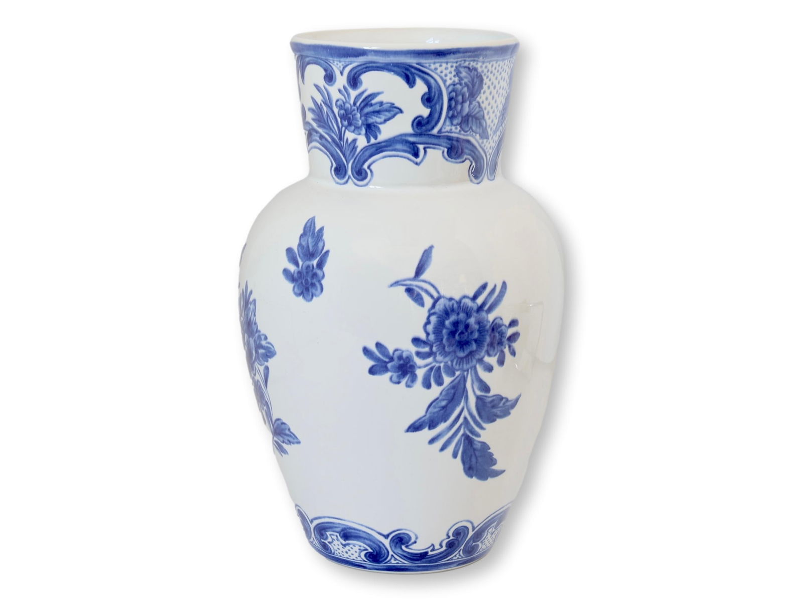 Tiffany & Co. Blue & White Delft Vase - 4