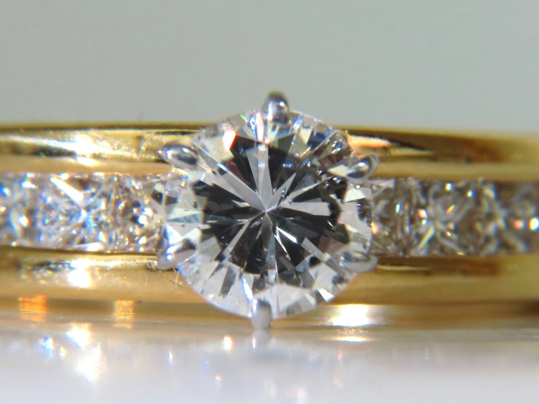 2.50CT DIAMOND ENGAGEMENT RING + MATCHING BAND+ - 4