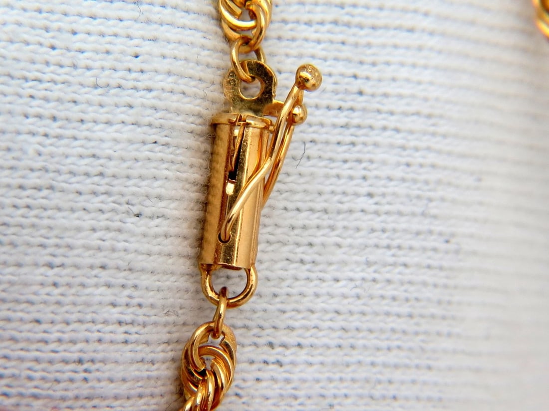 GIA 12.62CT NATURAL RUBELLITE PINK TOURMALINE DIAMONDS NECKLACE 18KT** - 8