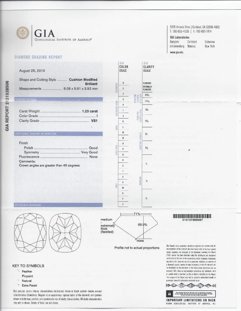 GIA 2.63CT HALO CUSHION CUT DIAMOND RING PLATINUM I/VS1+ - 4