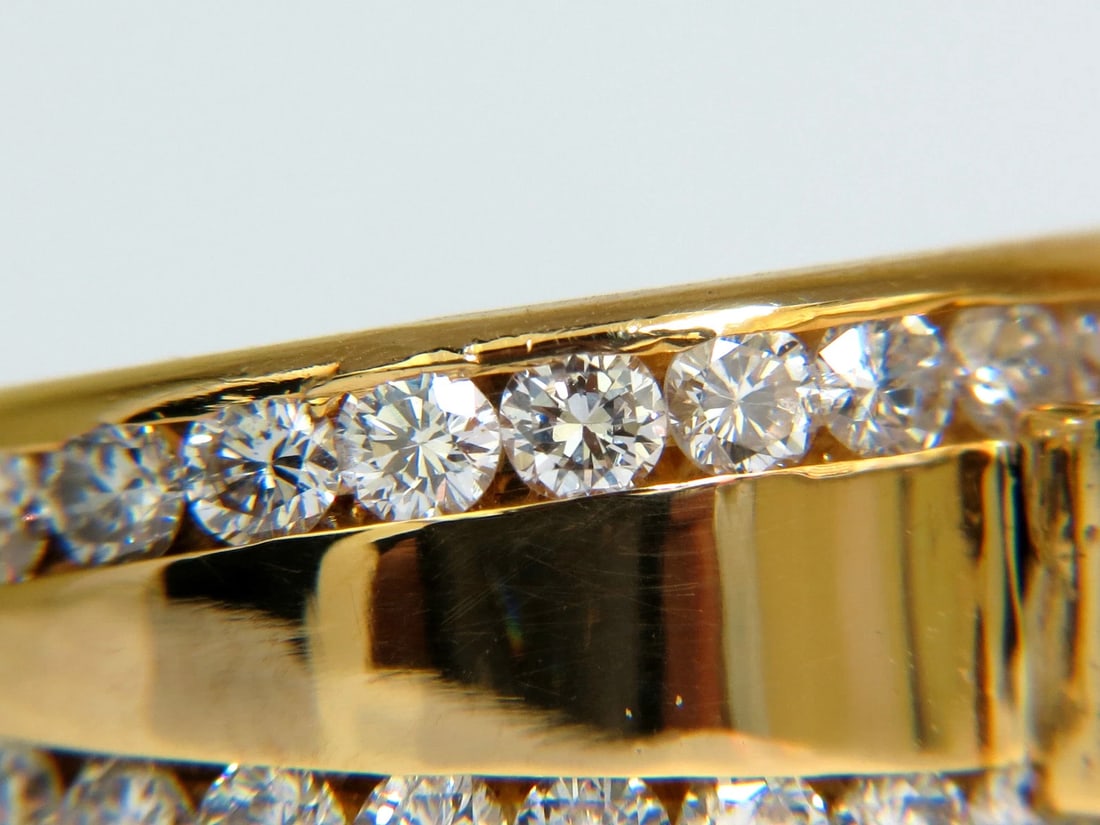 3.21CT NATURAL FANCY VIVID BROWN DIAMOND RING 14KT+ - 4