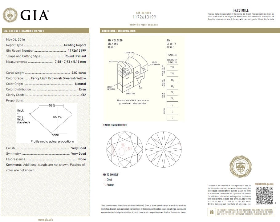 GIA certified 3.67ct Fancy Round Diamond ring circular flush deck+ - 10