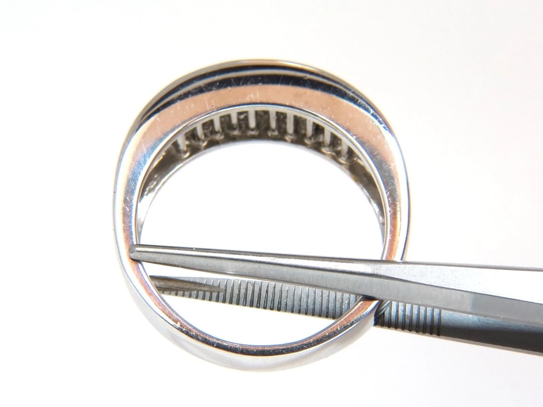 PLATINUM 2.00CT NATURAL DIAMONDS BAND G/VS BAGUETTE PRINCESS CHANNEL BRILLIANT** - 5