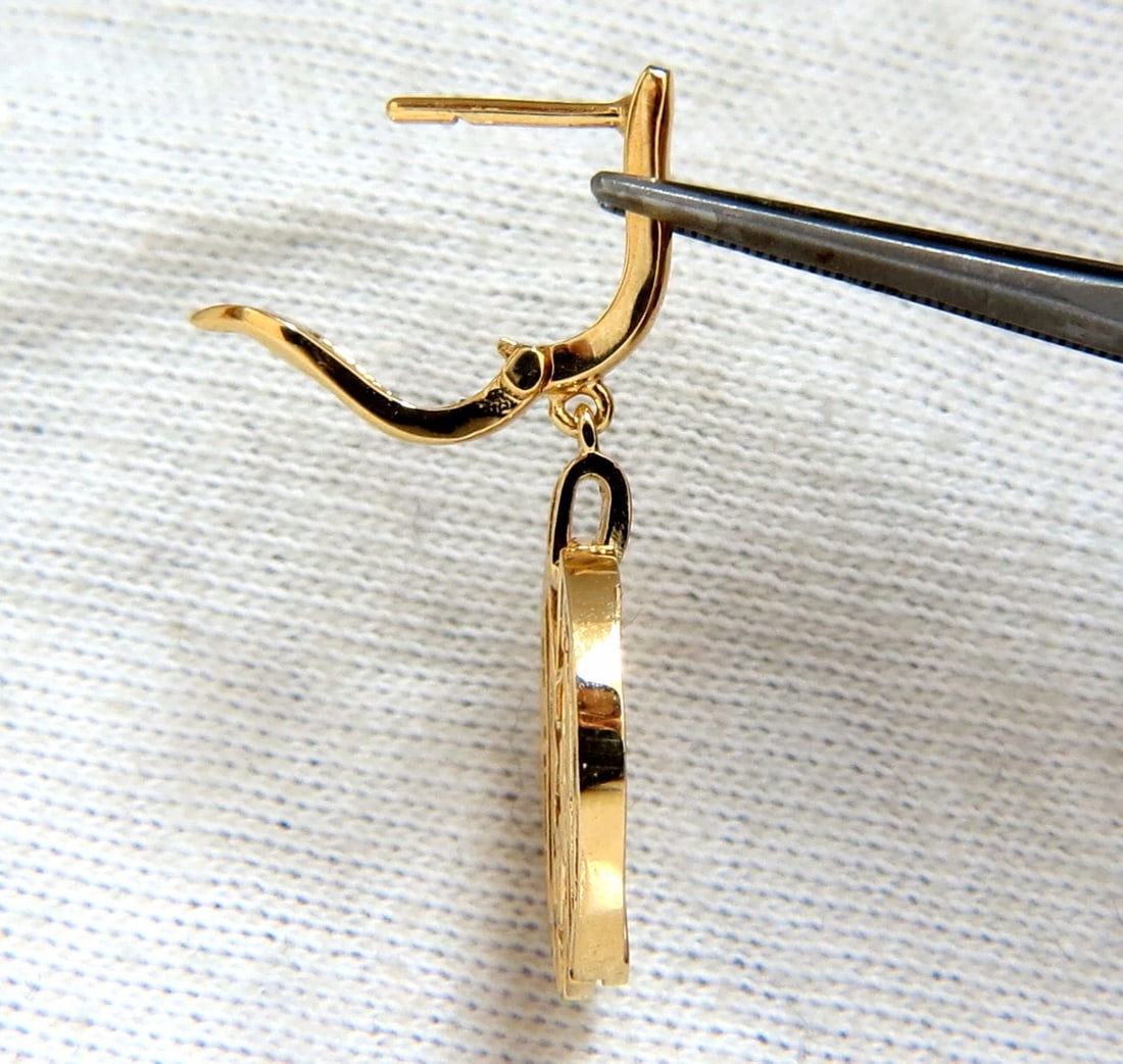 Cosmopolitan Mod X Diamond dangle earrings 14kt** - 2