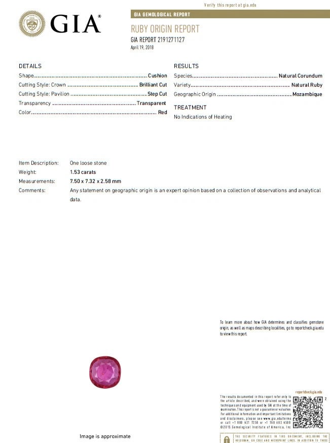 Ballerina Cocktail Cluster No Heat Ruby Diamond Ring 4.58ct. 18 Karat - 7