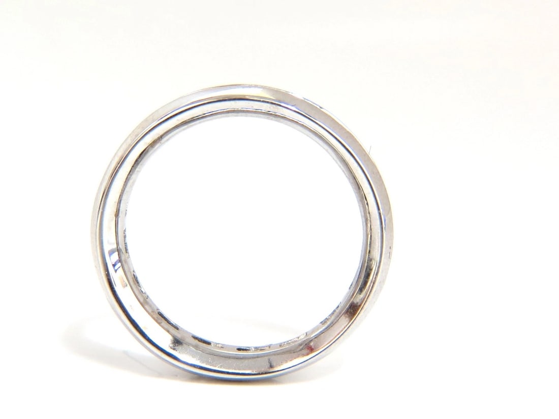 1.50ct Natural Princess cut diamonds eternity ring 14kt Comfort 5mm** - 3