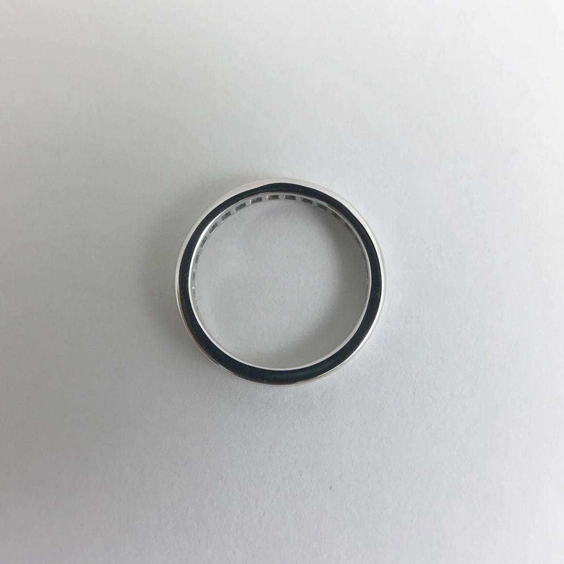 Round Diamond Channel-Set Eternity Wedding Band Ring 14K White Gold, .65 CTW - 11