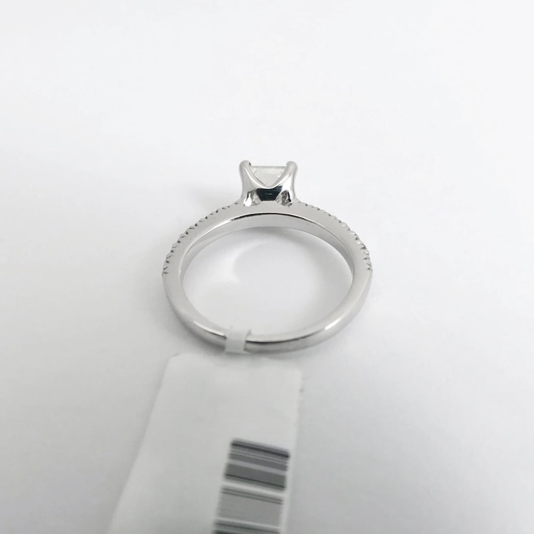 Princess Cut Diamond Platinum Engagement Ring 1.27 CTW, 4.30 Grams - 8