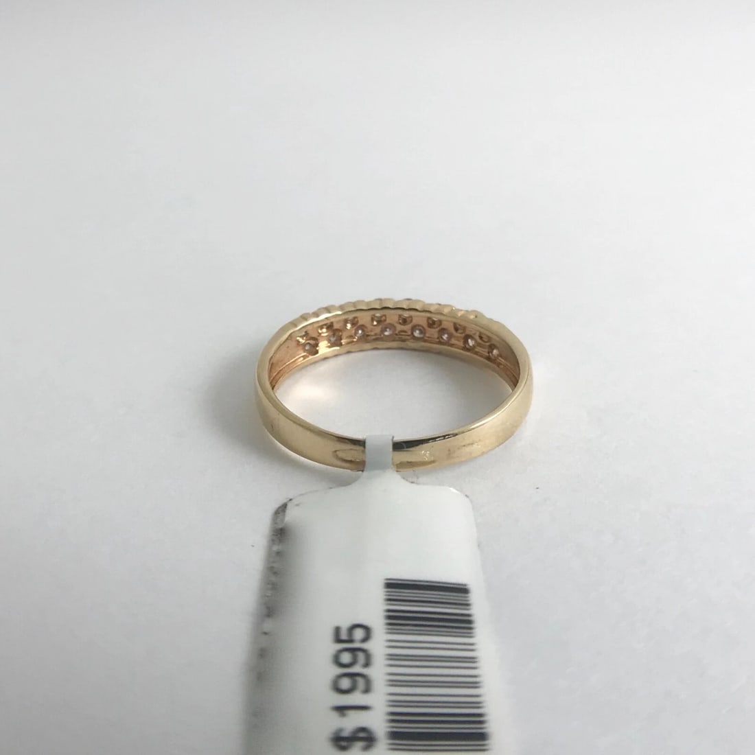 Diamond Slant Gemlock-Set Statement Band Ring 14K Yellow Gold, .45 CTW - 10