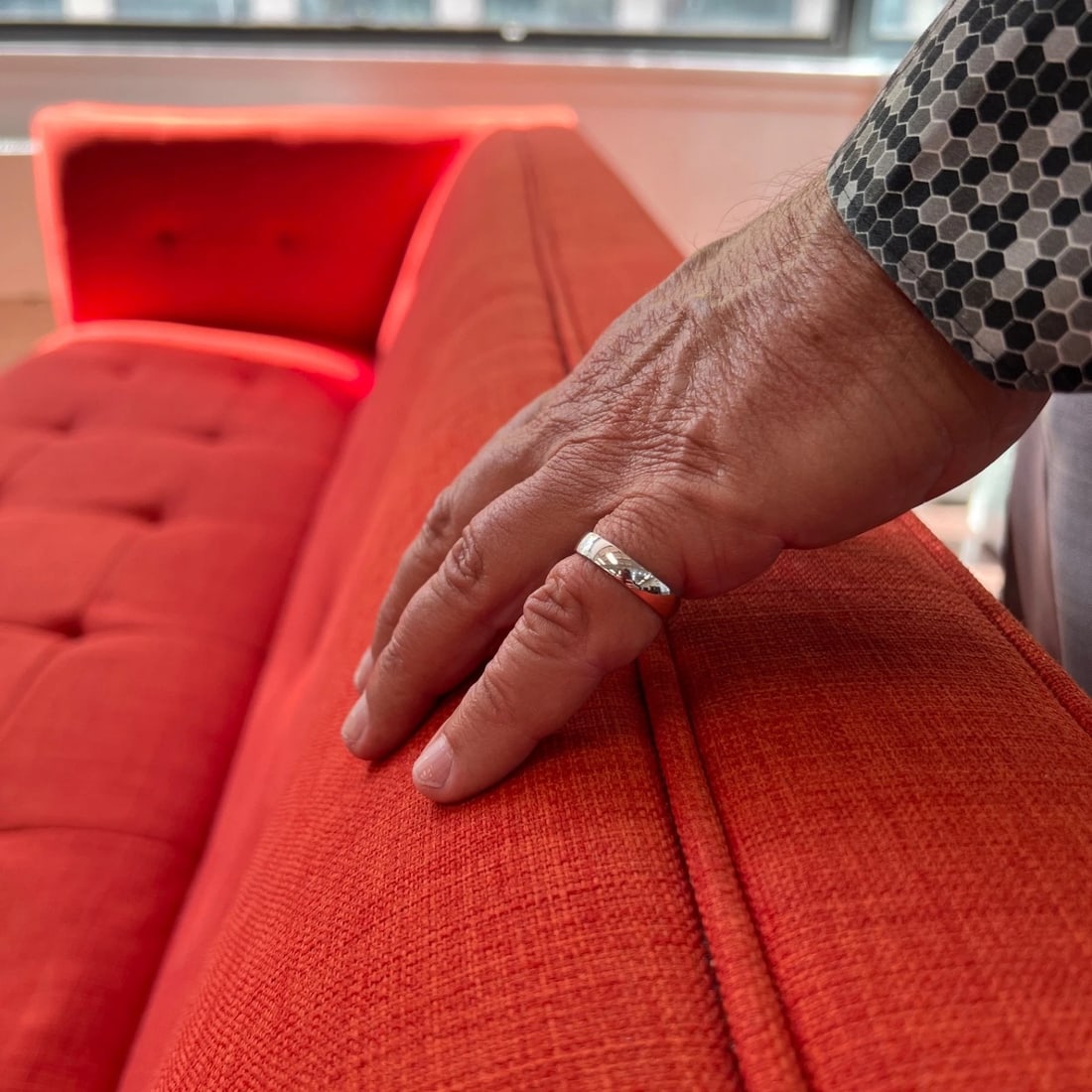 Men's Classic Comfort Fit Wedding Band Ring 14K White Gold, Size 9, 4.5 mm - 5