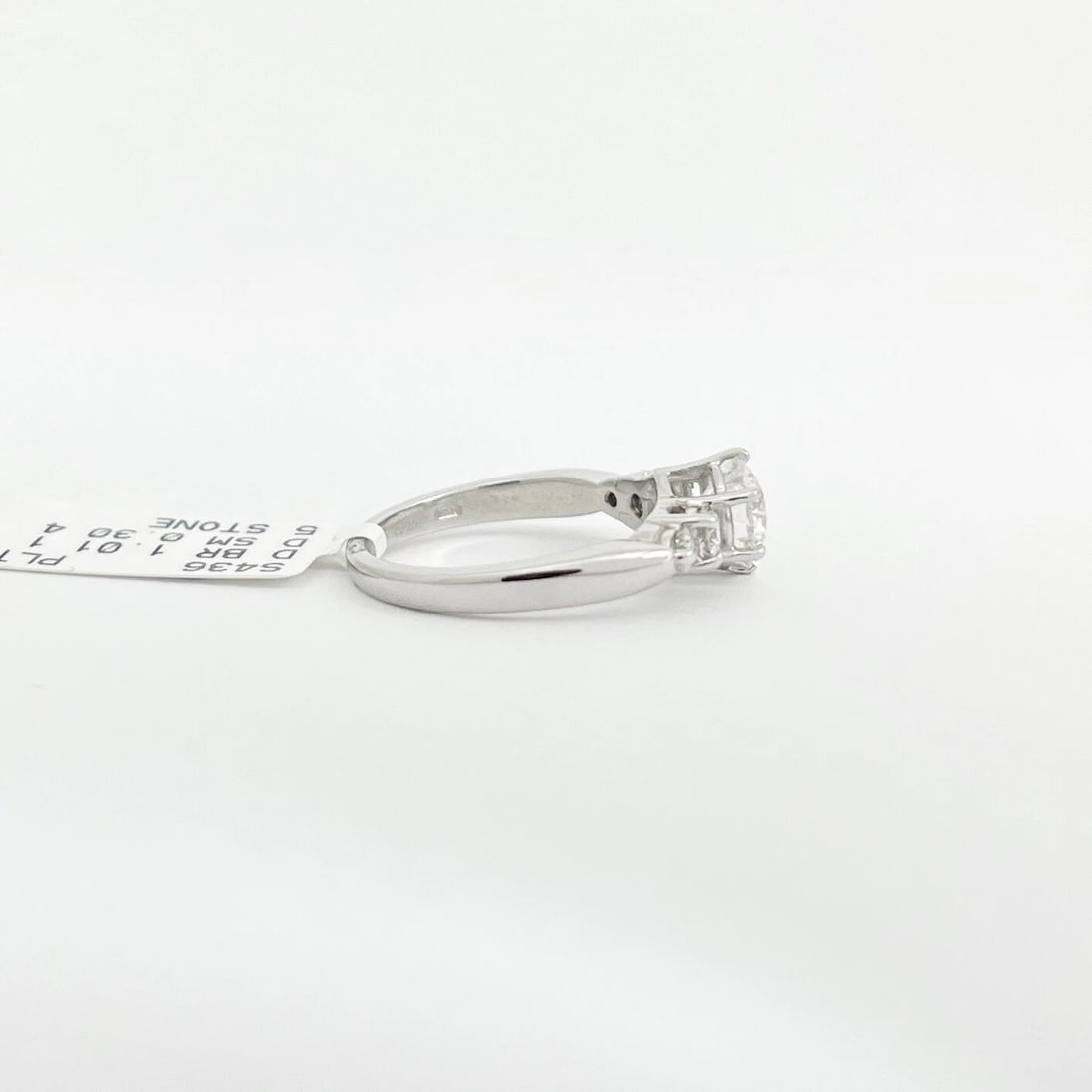 6-Prong Round Diamond Engagement Ring Platinum, 1.31 CTW, 4.85 Gr - 8