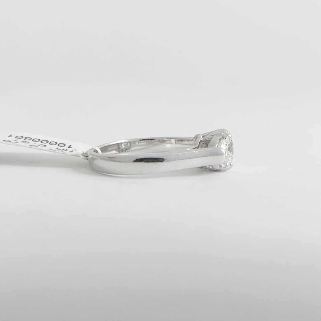 3-Stone Round Half Moon Diamond Engagement Ring Platinum 1.27 CTW - 7