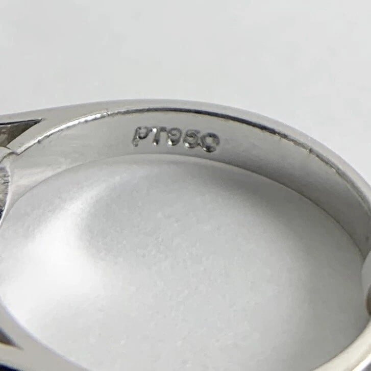 3-Stone Round Half Moon Diamond Engagement Ring Platinum 1.27 CTW - 9