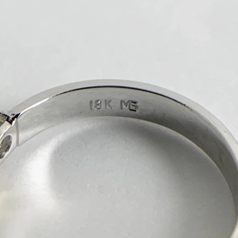 Round 3-Stone Light Yellow Diamond Engagement Ring 18K White Yellow Gold .70 CTW - 11