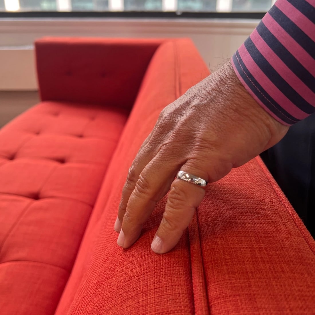 Men's Classic Comfort Fit Wedding Band Ring 14K White Gold, Size 9, 5 mm - 4