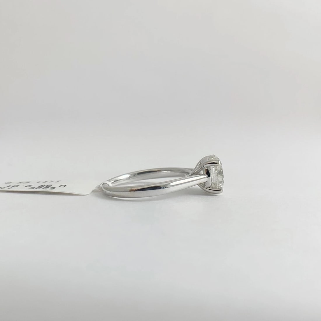 Round Solitaire Diamond Engagement Ring 14K White Gold, 2.01 CT, 3.06 Grams - 10