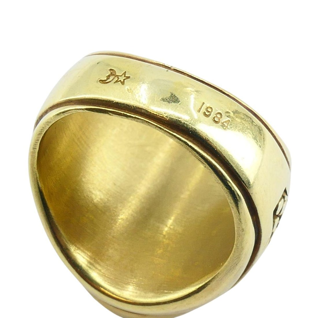 Vintage Kieselstein-Cord 18k Gold Carved Carnelian Intaglio Signet Ring - 16