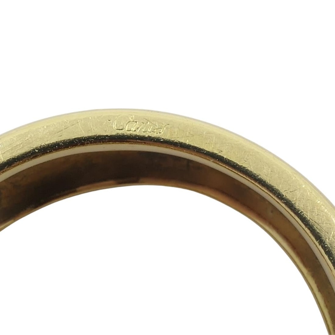 Vintage Cartier Love Me Band Ring Set 18k Gold - 17