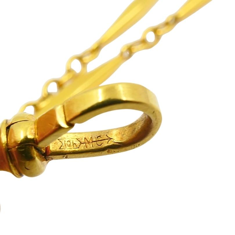 Vintage 10k Gold Chain 18k Coin Pendant Necklace - 16