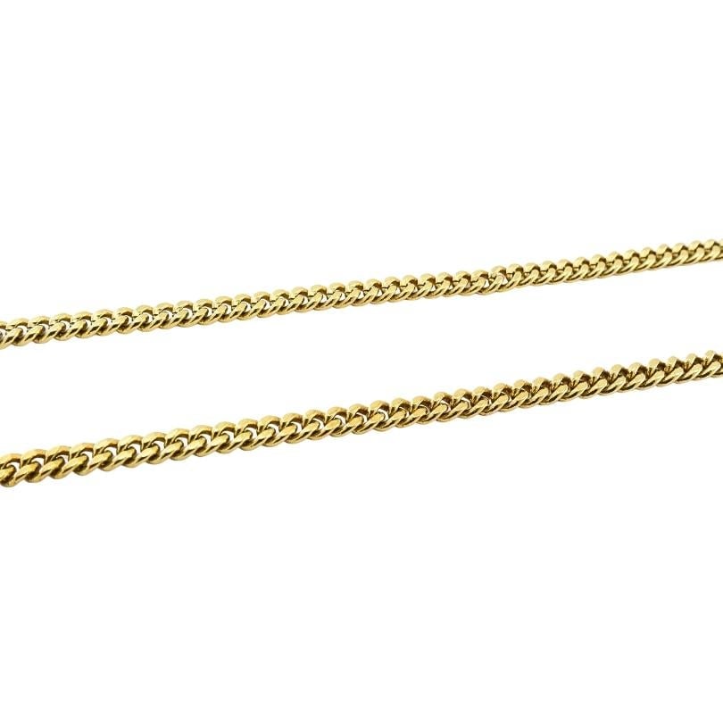 14k Gold Diamond Sapphire Pendant Necklace Eye Motif - 4