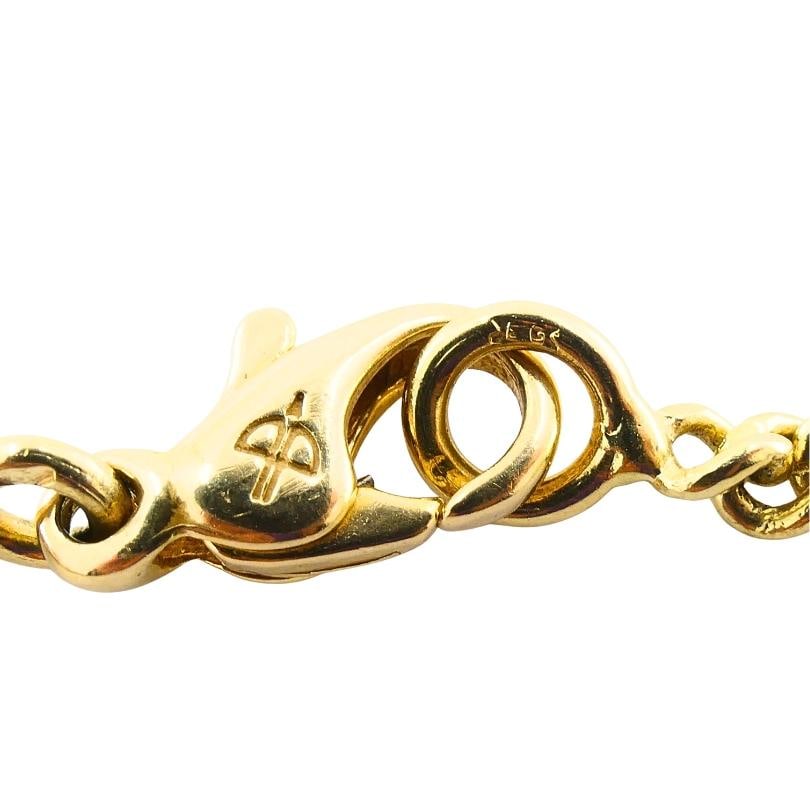 14k Gold Diamond Sapphire Pendant Necklace Eye Motif - 6