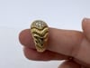 Vintage Boucheron 18k Gold Diamond Dome Ring - 8