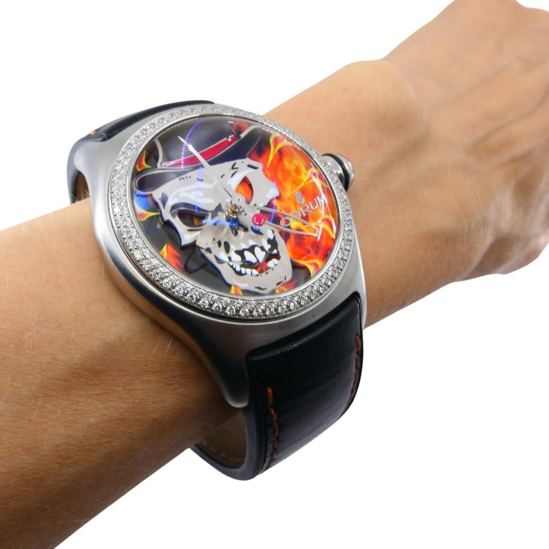 Corum Bubble Baron Samedi Watch Collectible Original Box - 2