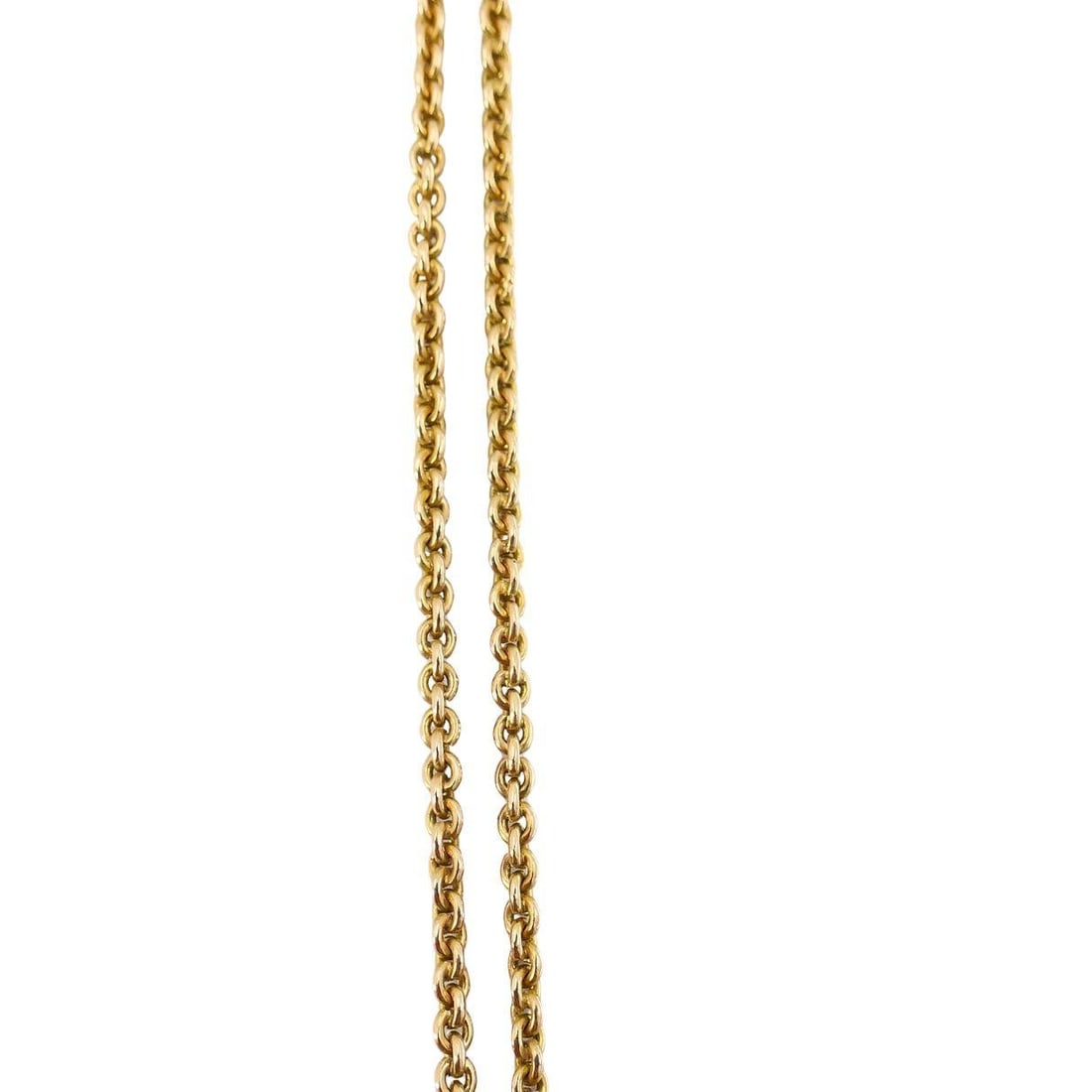 Vintage 14k Gold Diamond Pearl Heart Pendant Necklace - 15