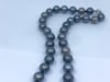 Tahitian Pearl Necklace 14k Gold Clasp - 8